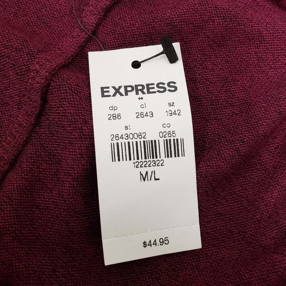 Express Cowl Neck Womens Top Size M/L - Picture 4 of 5